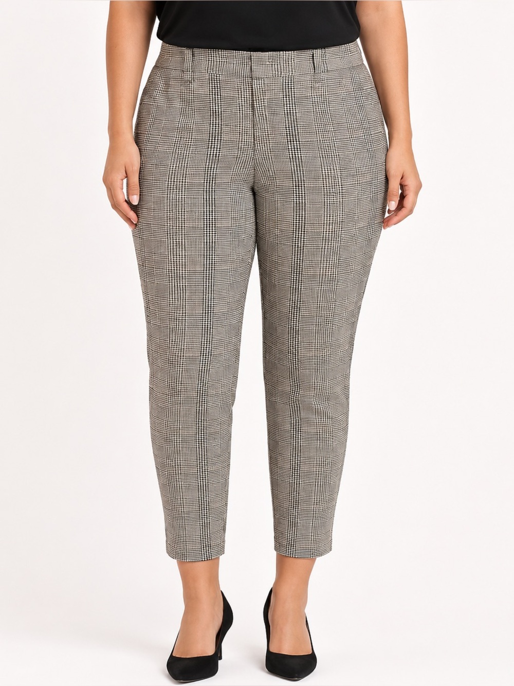 Zac &‎ Rachel Houndstooth Plaid Ankle Trousers